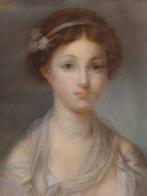 Franse school (XVIII) - Retrato de Dama