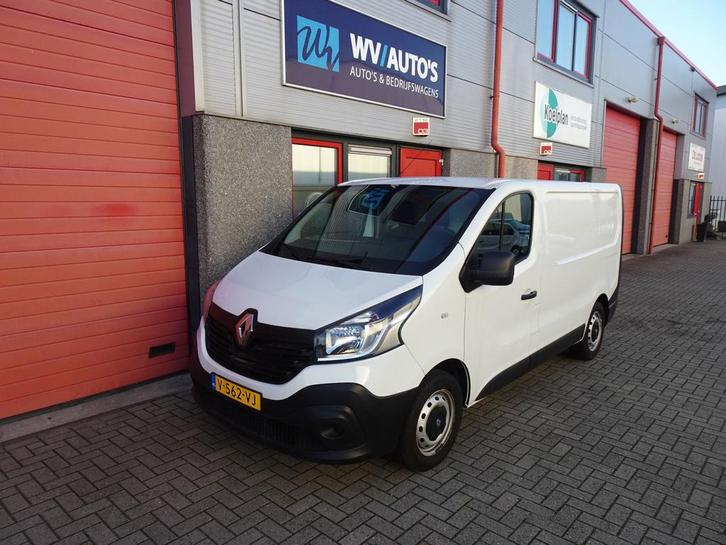 Renault Trafic 1.6 dCi T27 L1H1 Comfort 3 zits airco, Auto's, Bestelauto's, Onderhoudsboekje, Lease, Grijs, Handgeschakeld, Wit