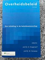 Overheidsbeleid, Gelezen, Verzenden, Prof. Dr. A. Hoogerwerf, Politiek en Staatkunde