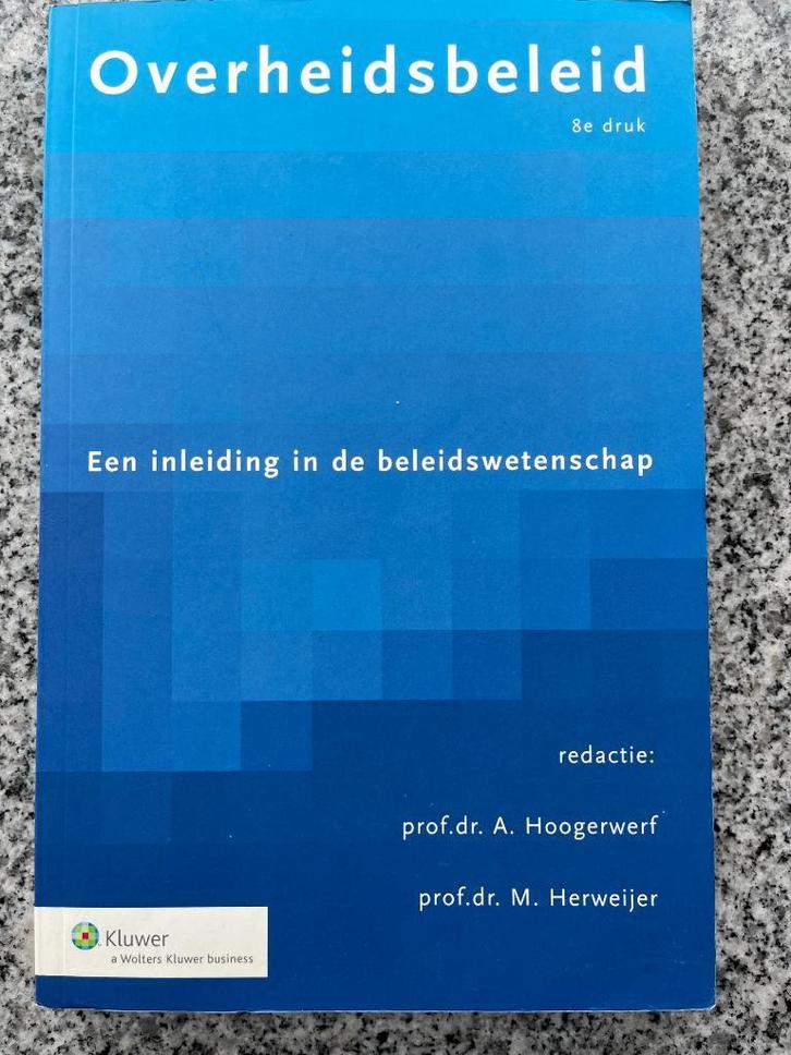 Overheidsbeleid, Boeken, Politiek en Maatschappij, Politiek en Staatkunde, Nederland, Gelezen, Verzenden