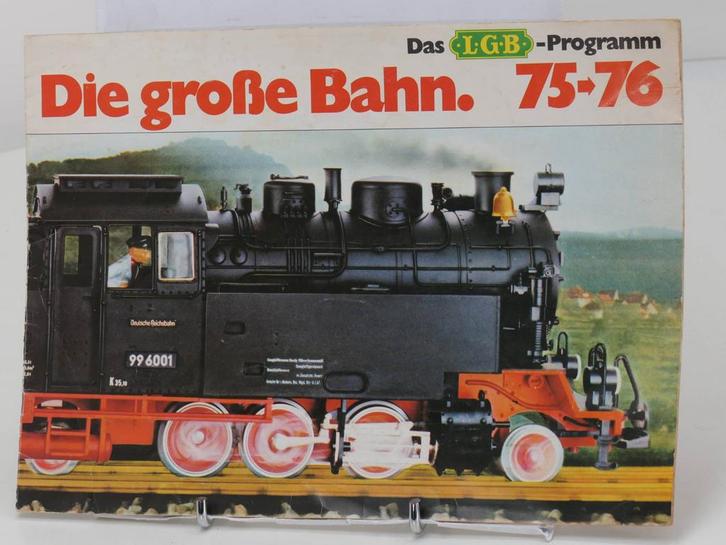 Das LGB Programm 75-76 Die Große Bahn aus dem Hause Lehmann, Verzamelen, Spoorwegen en Tramwegen, Overige typen, Gebruikt, Ophalen of Verzenden