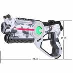 NIEUW: Light Battle lasergame set - 4 laserguns + 4 vesten, Ophalen of Verzenden, Nieuw