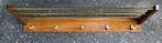 Kapstok - hout metaal - Vintage decoratieplank