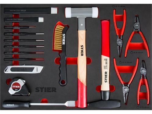 Stier - Gereedschapsset - 18-delig, Huis en Inrichting, Woonaccessoires | Overige, Nieuw, Verzenden