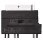 Emos Scart Adapter - 3x RCA + SVHS (S-Video) naar SCART - AV, Verzenden, Nieuw