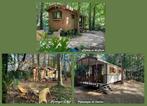 Drie sfeervolle pipowagens in de bossen van Belgisch Limburg, Vakantie, Speeltuin, Chalet, Bungalow of Caravan, 2 slaapkamers