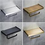 Badkamer Papierrolhouder Messing – Gouden Tissue Box Rack, Verzenden, Nieuw
