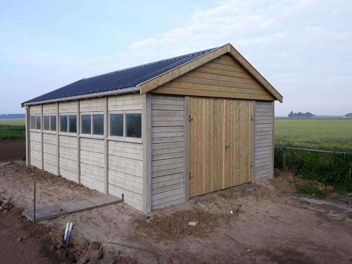 Garages Bergingen voordelige hout structuur Betonsysteembouw, Tuin en Terras, Bergingen en Tuinkasten, Overige typen, Nieuw, Overige materialen