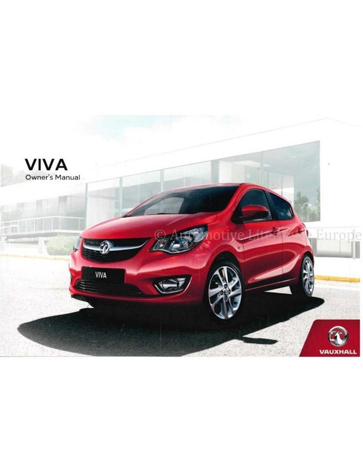 2018 VAUXHALL VIVA INSTRUCTIEBOEKJE ENGELS, Auto diversen, Handleidingen en Instructieboekjes