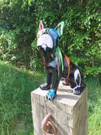 Beeld, sitting French bulldog artistically finished