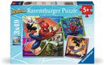 Spiderman Puzzel (3x49 stukjes) | Ravensburger - Puzzels, Kinderen en Baby's, Speelgoed | Kinderpuzzels, Verzenden, Nieuw