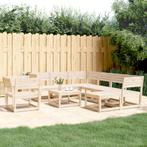 vidaXL 8-delige Loungeset massief grenenhout, Verzenden, Nieuw, 8 zitplaatsen, Loungeset