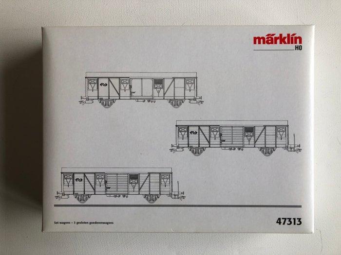 Märklin H0 - 47313 - Modeltrein goederenwagonset (1) -, Hobby en Vrije tijd, Modeltreinen | H0