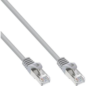 InLine netwerkkabel - Cat5e - F/UTP - 0,3 meter - grijs beschikbaar voor biedingen