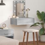 vidaXL Plafondtafel met lade Grijs 60 x 40 x 70 cm Bewerkt, Huis en Inrichting, Tafels | Kaptafels, Verzenden, Nieuw