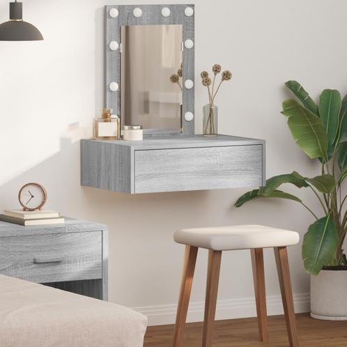 vidaXL Plafondtafel met lade Grijs 60 x 40 x 70 cm Bewerkt, Huis en Inrichting, Tafels | Kaptafels, Nieuw, Verzenden