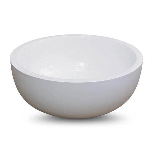 Waskom Luca Sanitair Rond 39x39x17cm Mineral Stone 8mm Dik, Doe-het-zelf en Verbouw, Sanitair, Overige typen, Nieuw, Ophalen of Verzenden