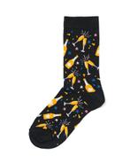 HEMA Sokken voor volwassenen cheers zwart, Kleding | Dames, Leggings, Maillots en Panty's, Verzenden, Nieuw, Zwart