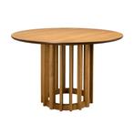 *WOONWINKEL* Dutchbone Barlet Oak Ronde Eettafel Eiken 120 C, Huis en Inrichting, Tafels | Eettafels, Verzenden, Nieuw