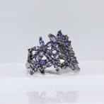 Zonder Minimumprijs - Ring Zilver - 3.82ct. tw. Tanzaniet -, Sieraden, Tassen en Uiterlijk, Ringen, Nieuw