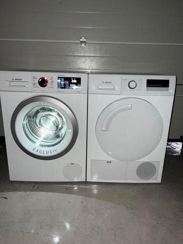 Gave Bosch 8KG Wasmachine Bosch 8KG Warmtepompdroger! beschikbaar voor biedingen