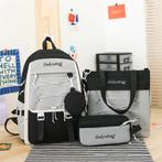 3-piece School Bag Student Backpack, Nieuw