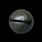 Post-middeleeuws Brons Zeldzaam bewerkte krotelbel / Rare, Antiek en Kunst