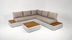 Hoek Loungeset Ibiza Aluminium Wit Beige Datho Outdoor, Verzenden, Nieuw