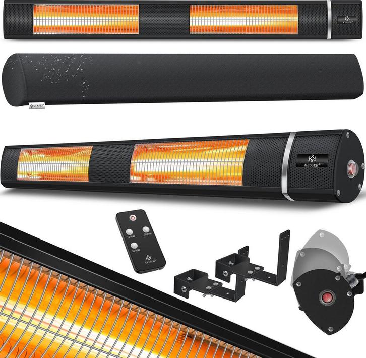 Infrarood Verwarming - Terrasverwarmer - Elektrische Heater, Tuin en Terras, Terrasverwarmers, Zo goed als nieuw, Verzenden