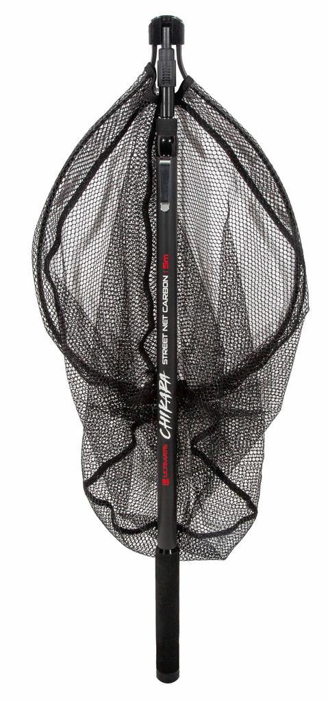 Ultimate Chikara Carbon Street Tele Net 5m, Watersport en Boten, Hengelsport | Algemeen, Net of Fuik, Nieuw, Verzenden
