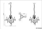 REALITY LÜSTER - Kroonluchter - Chroom - excl. 3x E14 40W -, Ophalen of Verzenden, Nieuw