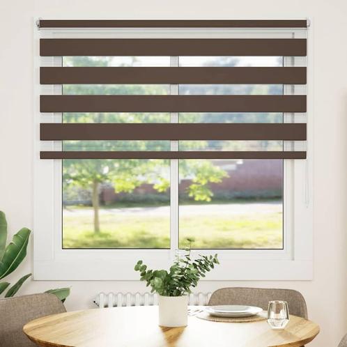 vidaXL Duo rolgordijn 140 x 175 cm koffiebruin, Huis en Inrichting, Stoffering | Gordijnen en Lamellen, Bruin, Nieuw, Verzenden