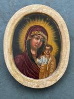 Icoon - Moeder Gods van Kazan - Hout, Antiek en Kunst