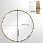 Ronde Wandspiegel met Metalen Frame voor Badkamer en Hal, Verzenden, Nieuw
