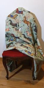 Exclusieve stof Chaval dOrient met rennende paarden
