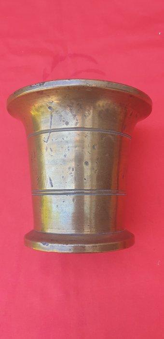 Vijzel en stamper (2) - Bronzen pulilier Engeland, Antiek en Kunst, Antiek | Overige Antiek
