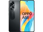 Oppo -  A58 - 128 Gb  - Zwart, Telecommunicatie, Verzenden, Nieuw, Zonder abonnement