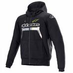 Alpinestars Chrome Ignition Hoodie Zwart Geel Fluo, Motoren, Nieuw met kaartje, Jas | textiel, Alpinestars, Heren