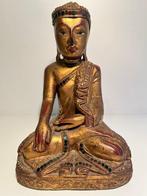 Bhumisparsha Mudra Buddha - Burma - Myanmar  (Zonder, Antiek en Kunst