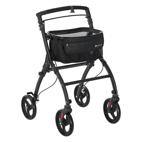 Aluminium Rollator Active - Zwart, Diversen, Rollators, Nieuw, Verzenden