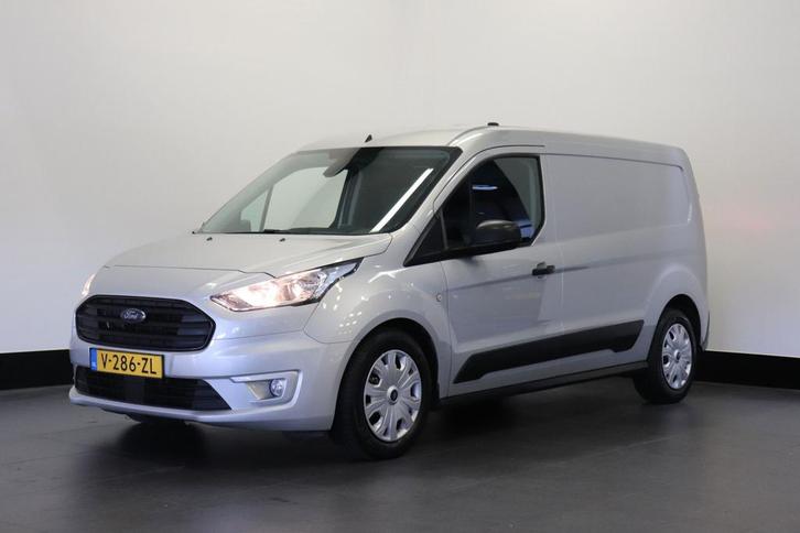 Ford Transit Connect 1.5 EcoBlue 120PK L2 Automaat EURO 6, Auto's, Bestelauto's, Lease, Zwart, Automaat, Overige kleuren, Financial lease