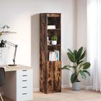 vidaXL buffetkast 37,5x35x180 cm spaanplaat gerookt, Huis en Inrichting, Verzenden, Nieuw, Overige houtsoorten