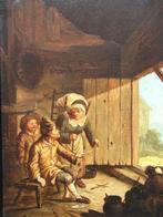 Hollandse school (XIX) - Schuur interieur