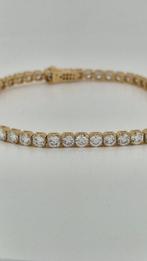Armband - 14 karaat Geel goud - 7.00ct. tw. Diamant, Sieraden, Tassen en Uiterlijk, Armbanden, Nieuw