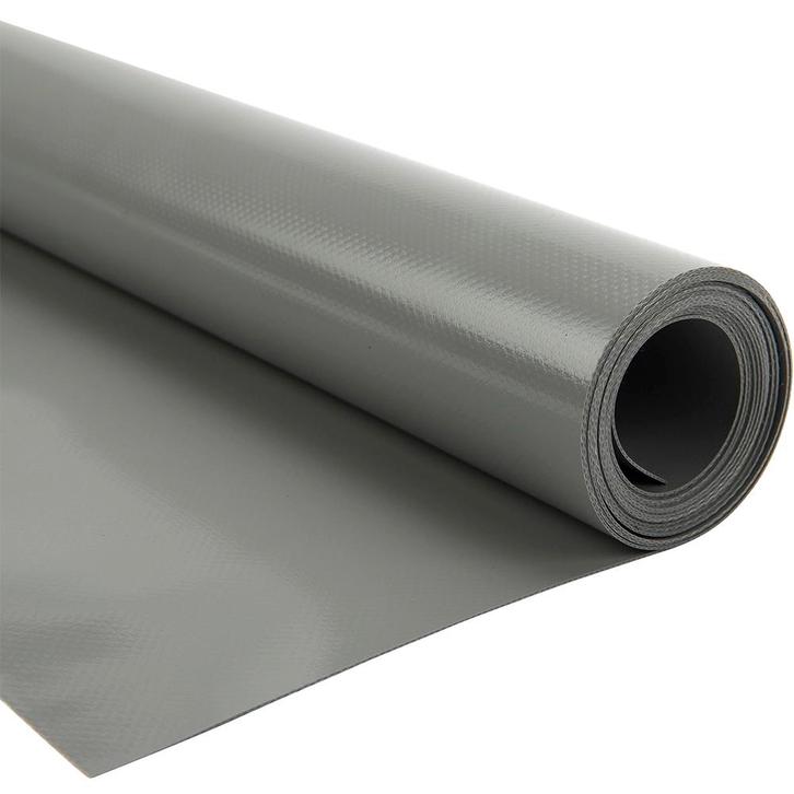 Pvc zeildoek - 900gr Panama Stofgrijs 7037 vrachtwagenzeil -, Doe-het-zelf en Verbouw, Zeil en Folie, Zeil, Nieuw, Ophalen of Verzenden