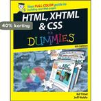 Html, Xhtml And Css For Dummies 9780470238479 Ed Tittel, Boeken, Verzenden, Gelezen, Ed Tittel