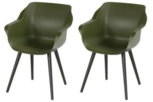 Hartman Sophie Studio dining armstoel - Moss green - Set van, Tuin en Terras, Tuinsets en Loungesets, Nieuw, Overige materialen