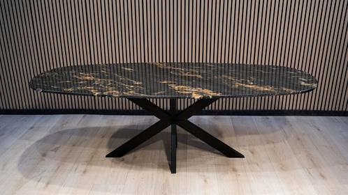 Belvedere Kwartsieten Eettafel DeensOvaal Design NU €1899, Huis en Inrichting, Tafels | Eettafels, 50 tot 100 cm, 200 cm of meer