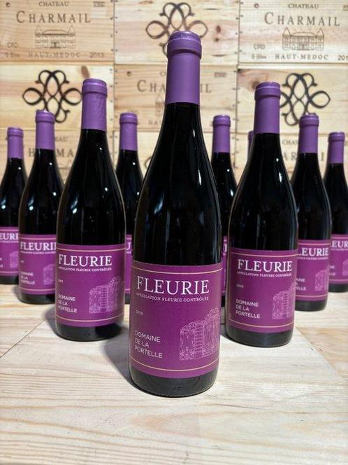 2019 Domaine de la Portelle - Fleurie - 12 Flessen (0.75, Verzamelen, Wijnen