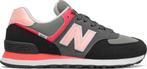 New Balance 574 - maat 39 - Dames Sneakers - Black/Pink, Kleding | Dames, Schoenen, Verzenden, Nieuw